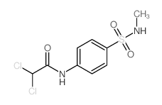 Acetamide,2,2-dichloro-N-[4-[(methylamino)sulfonyl]phenyl]-结构式