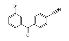 3-BROMO-4'-CYANOBENZOPHENONE Structure