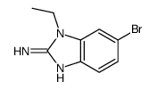 6-溴-1-乙基-1H-苯并[d]咪唑-2-胺结构式