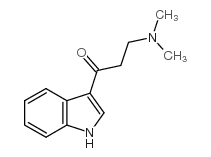 1-Propanone,3-(dimethylamino)-1-(1H-indol-3-yl)- picture