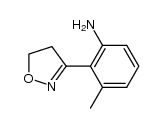 2-(4,5-dihydroisoxazol-3-yl)-3-methylaniline结构式