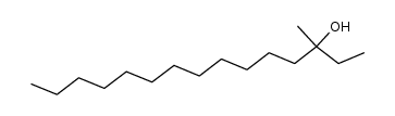 3-methyl-pentadecan-3-ol结构式