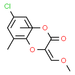 METHYL 2-(4-CHLORO-2-METHYLPHENOXY)-3-METHOXYACRYLATE structure