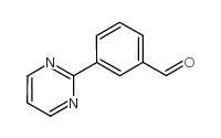 3-(PYRIMIDIN-2-YL)BENZALDEHYDE structure