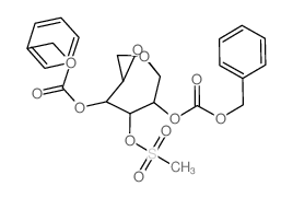 b-D-Glucopyranose, 1,6-anhydro-,3-methanesulfonate 2,4-bis(phenylmethyl carbonate) (9CI) picture