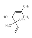 1,5-Heptadien-4-ol,3,3,6-trimethyl- Structure