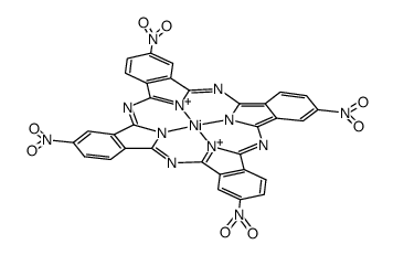 nickel 4,4',4'',4'''-tetranitrophthalocyanine Structure