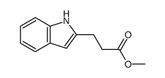 1H-Indole-2-propionic acid methyl ester structure