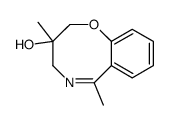 3,6-dimethyl-2,4-dihydro-1,5-benzoxazocin-3-ol结构式