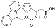 Fmoc-(S)-3-Amino-3-(2-furyl)-propionic acid Structure