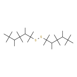 di-tert-tetradecyl disulphide Structure