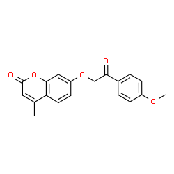 7-[2-(4-methoxyphenyl)-2-oxoethoxy]-4-methyl-2H-chromen-2-one picture