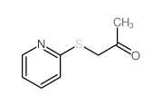 2-Propanone,1-(2-pyridinylthio)- Structure