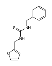 1-benzyl-3-furfuryl-thiourea结构式