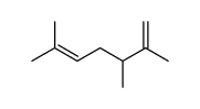 2,3,6-trimethyl-1,5-heptadiene结构式