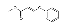 methyl (E)-3-phenoxy-2-propenoate结构式