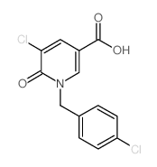 5-Chloro-1-(4-chlorobenzyl)-6-oxo-1,6-dihydro-3-pyridinecarboxylic acid Structure