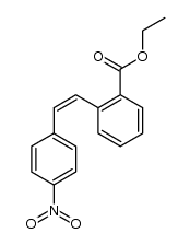 Ethyl cis-2-[2-(4-nitrophenyl)ethenyl]benzoate Structure