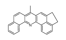 7-methyl-4,5-dihydrobenzo[h]indeno[1,7-bc]acridine结构式