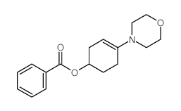 3-Cyclohexen-1-ol,4-(4-morpholinyl)-, 1-benzoate结构式