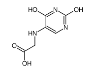 2-[(2,4-dioxo-1H-pyrimidin-5-yl)amino]acetic acid结构式