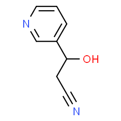 3-Pyridinepropanenitrile,beta-hydroxy-,(betaR)-(9CI)结构式