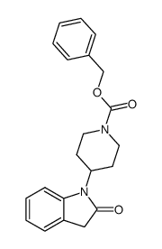 benzyl 4-(2-oxoindolin-1-yl)piperidine-1-carboxylate Structure