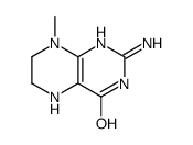 4(1H)-Pteridinone,2-amino-5,6,7,8-tetrahydro-8-methyl-(9CI) Structure