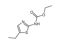 Carbamic acid,(5-ethyl-2-thiazolyl)-,ethyl ester (9CI) Structure