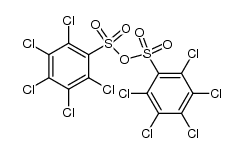 pentachlorobenzenesulfonic anhydride Structure