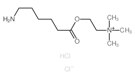 2-(6-aminohexanoyloxy)ethyl-trimethyl-azanium结构式