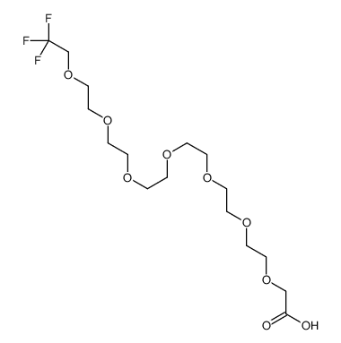 2-[2-[2-[2-[2-[2-[2-(2,2,2-trifluoroethoxy)ethoxy]ethoxy]ethoxy]ethoxy]ethoxy]ethoxy]acetic acid Structure