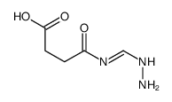 4-(hydrazinylmethylideneamino)-4-oxobutanoic acid结构式