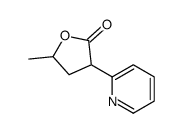 5-methyl-3-pyridin-2-yloxolan-2-one结构式