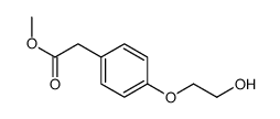 methyl 2-[4-(2-hydroxyethoxy)phenyl]acetate结构式
