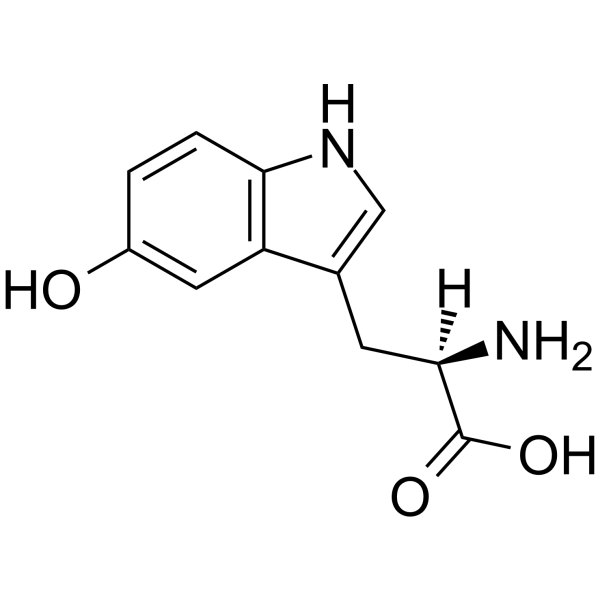 5-羟基-D-色氨酸结构式