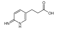 3-(6-aminopyridin-3-yl)propanoic acid Structure