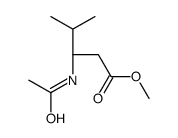 methyl (3S)-3-acetamido-4-methylpentanoate结构式