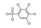 2,3,4,5-TETRACHLOROBENZENE-1-SULFONYL CHLORIDE结构式