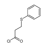 3-phenylsulfanylpropanoyl chloride结构式
