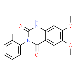 3-(2-fluorophenyl)-6,7-dimethoxyquinazoline-2,4(1H,3H)-dione picture