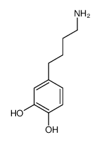 4-(4-aminobutyl)benzene-1,2-diol Structure