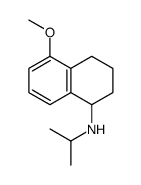 5-methoxy-N-propan-2-yl-1,2,3,4-tetrahydronaphthalen-1-amine Structure