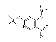 5-nitro-2,4-bis-O-trimethylsilyluracil Structure