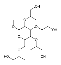 2-[[3,4,5-tris(1-hydroxypropan-2-yloxy)-6-methoxyoxan-2-yl]methoxy]propan-1-ol Structure