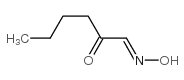 (1E)-1-hydroxyiminohexan-2-one Structure