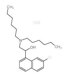 1-Naphthalenemethanol,7-chloro-a-[(dihexylamino)methyl]-,hydrochloride (1:1) picture