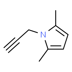 2,5-二甲基-1-(丙-2-炔-1-基)-1H-吡咯结构式