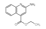4-Quinolinecarboxylicacid, 2-amino-, ethyl ester结构式