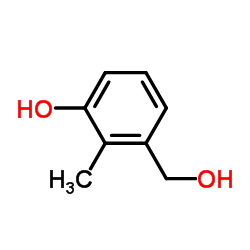3-Hydroxymethyl-2-methyl-phenol structure